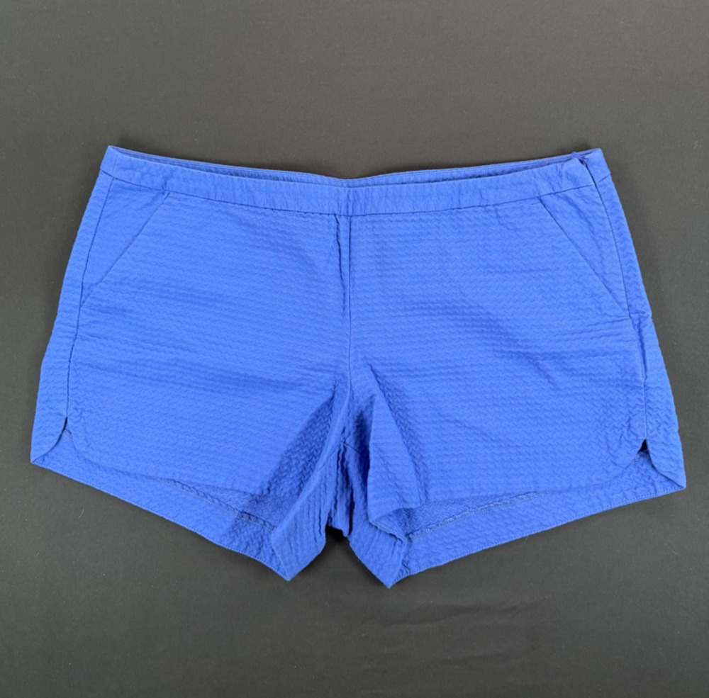 Lilly Pulitzer Shorts with Side Zip in Periwinkle Blue (Women's Size 10)